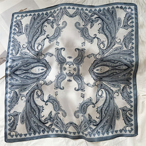 MaraSilk Pure Mulberry Silk Scarf Square Crepe Satin MS50-20