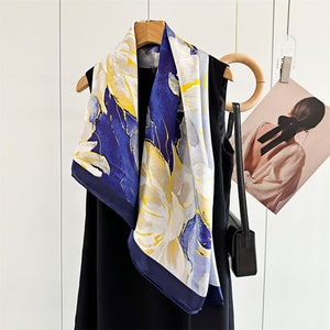 MaraSilk Pure Mulberry Silk Scarf - Square Crepe Satin MS502