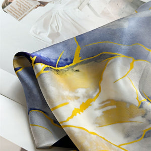 MaraSilk Pure Mulberry Silk Scarf - Square Crepe Satin MS502