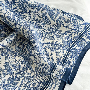 MaraSilk Pure Mulberry Silk Scarf Square Crepe Satin MS56-12