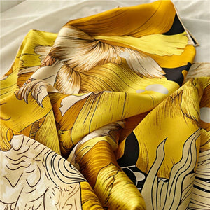 MaraSilk Pure Mulberry Silk Scarf - Square Crepe Satin MS568