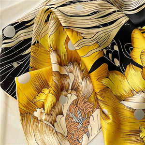 MaraSilk Pure Mulberry Silk Scarf - Square Crepe Satin MS568