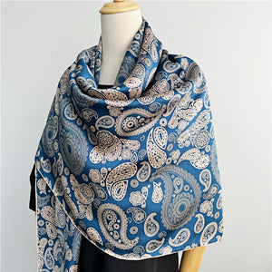 MaraSilk Pure Mulberry Silk Scarf - Square Crepe Satin MS569