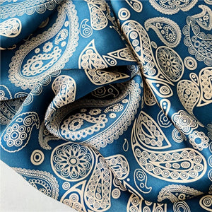 MaraSilk Pure Mulberry Silk Scarf - Square Crepe Satin MS569