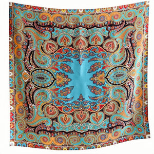 MaraSilk Pure Mulberry Silk Scarf - Square Crepe Satin MS571