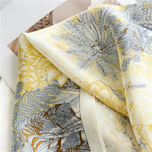 MaraSilk Pure Mulberry Silk Scarf Square Crepe Satin MS60-13