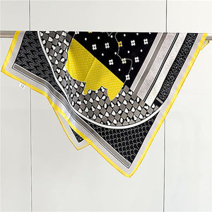 MaraSilk Pure Mulberry Silk Scarf Square Crepe Satin MS61-112