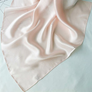MaraSilk Pure Mulberry Silk Scarf Square Crepe Satin MS62-32