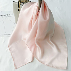 MaraSilk Pure Mulberry Silk Scarf Square Crepe Satin MS62-33