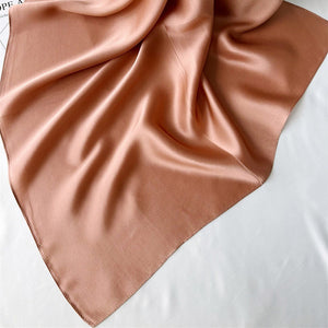 MaraSilk Pure Mulberry Silk Scarf Square Crepe Satin MS62-40