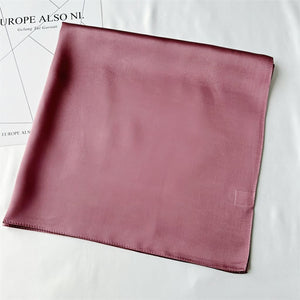 MaraSilk Pure Mulberry Silk Scarf Square Crepe Satin MS62-46