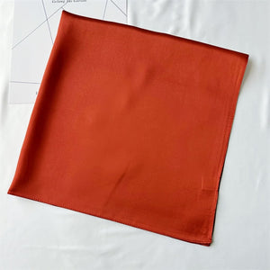 MaraSilk Pure Mulberry Silk Scarf Square Crepe Satin MS62-7