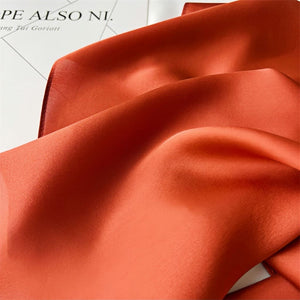 MaraSilk Pure Mulberry Silk Scarf Square Crepe Satin MS62-8