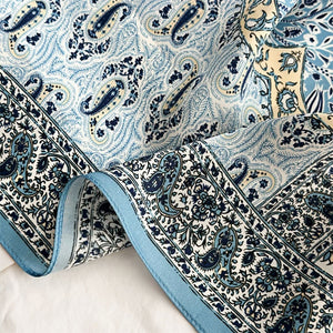 MaraSilk Pure Mulberry Silk Scarf Square Crepe Satin MS63-11