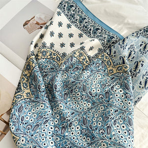 MaraSilk Pure Mulberry Silk Scarf Square Crepe Satin MS63-8