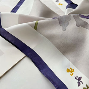 MaraSilk Pure Mulberry Silk Scarf - Square Crepe Satin MS65