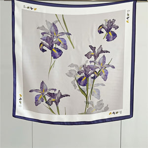 MaraSilk Pure Mulberry Silk Scarf - Square Crepe Satin MS65