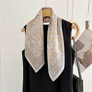 MaraSilk Pure Mulberry Silk Scarf - Square Crepe Satin MS66