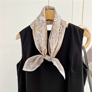 MaraSilk Pure Mulberry Silk Scarf - Square Crepe Satin MS66