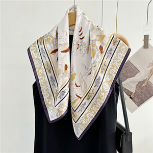 MaraSilk Pure Mulberry Silk Scarf - Square Crepe Satin MS67