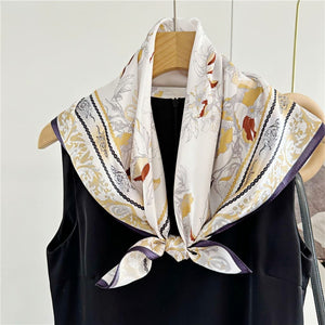 MaraSilk Pure Mulberry Silk Scarf - Square Crepe Satin MS67 25" x 25" MS6703