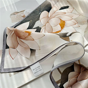 MaraSilk Pure Mulberry Silk Scarf - Square Crepe Satin MS67