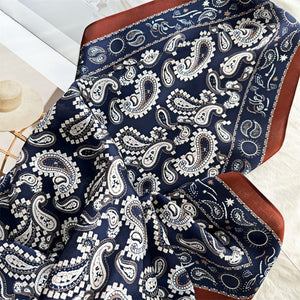 MaraSilk Pure Mulberry Silk Scarf - Square Crepe Satin MS69