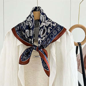 MaraSilk Pure Mulberry Silk Scarf - Square Crepe Satin MS69 25" x 25" MS6901