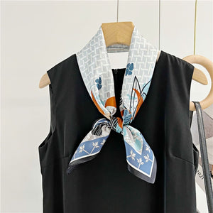 MaraSilk Pure Mulberry Silk Scarf - Square Crepe Satin MS71