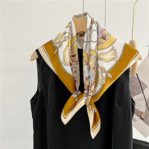 MaraSilk Pure Mulberry Silk Scarf - Square Crepe Satin MS71