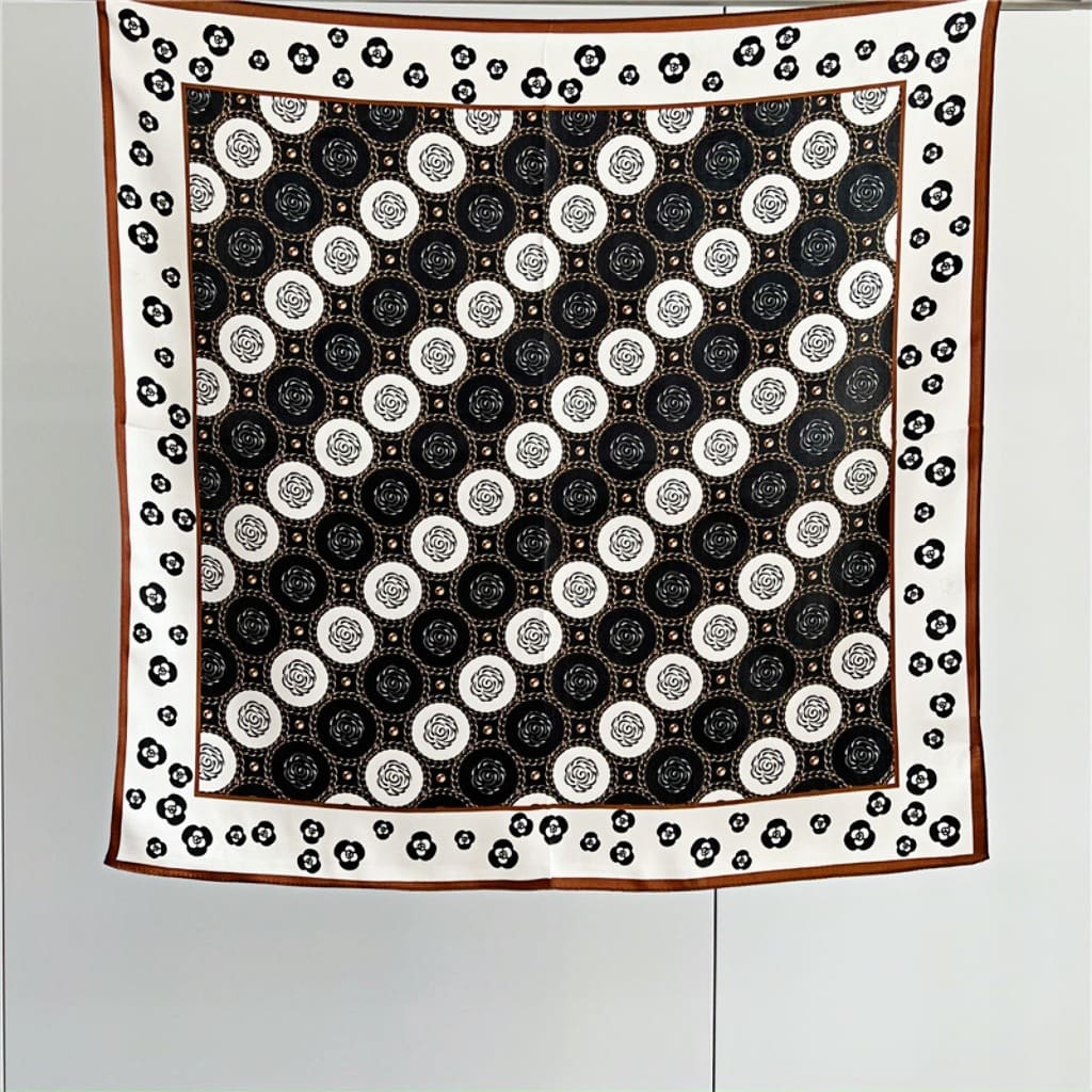 MaraSilk Pure Mulberry Silk Scarf - Square Crepe Satin MS72 25" x 25" MS7201