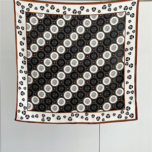 MaraSilk Pure Mulberry Silk Scarf - Square Crepe Satin MS72 25" x 25" MS7201