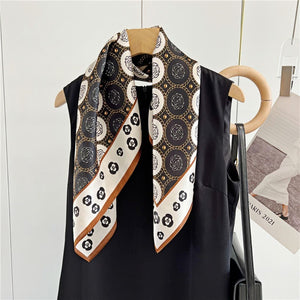 MaraSilk Pure Mulberry Silk Scarf - Square Crepe Satin MS72