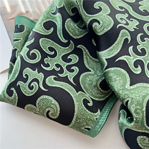 MaraSilk Pure Mulberry Silk Scarf - Square Crepe Satin MS72