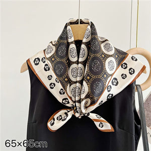 MaraSilk Pure Mulberry Silk Scarf - Square Crepe Satin MS72