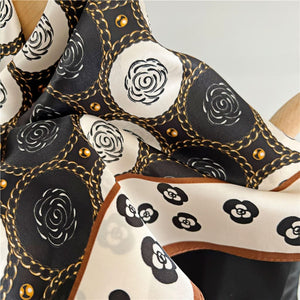 MaraSilk Pure Mulberry Silk Scarf - Square Crepe Satin MS72