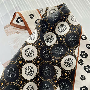 MaraSilk Pure Mulberry Silk Scarf - Square Crepe Satin MS72