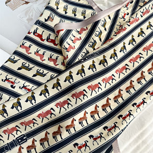 MaraSilk Pure Mulberry Silk Scarf - Square Crepe Satin MS74