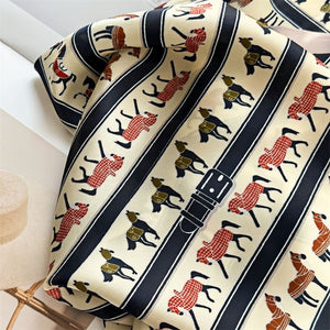 MaraSilk Pure Mulberry Silk Scarf - Square Crepe Satin MS74