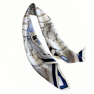 MaraSilk Pure Mulberry Silk Scarf - Square Crepe Satin MS76
