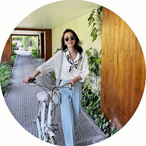 MaraSilk Pure Mulberry Silk Scarf - Square Crepe Satin MS76