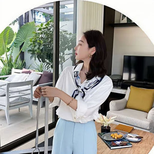 MaraSilk Pure Mulberry Silk Scarf - Square Crepe Satin MS76