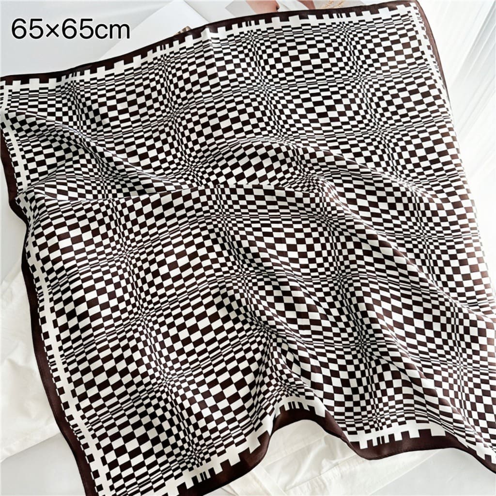 MaraSilk Pure Mulberry Silk Scarf - Square Crepe Satin MS77