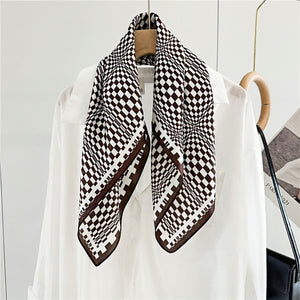 MaraSilk Pure Mulberry Silk Scarf - Square Crepe Satin MS77