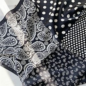 MaraSilk Pure Mulberry Silk Scarf - Square Crepe Satin MS78