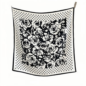 MaraSilk Pure Mulberry Silk Scarf - Square Crepe Satin MS80