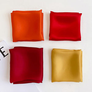 MaraSilk Pure Mulberry Silk Scarf - Square Crepe Satin MS810