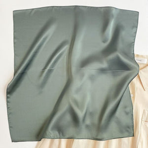 MaraSilk Pure Mulberry Silk Scarf - Square Crepe Satin MS810