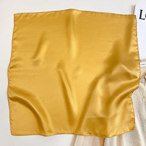 MaraSilk Pure Mulberry Silk Scarf - Square Crepe Satin MS810