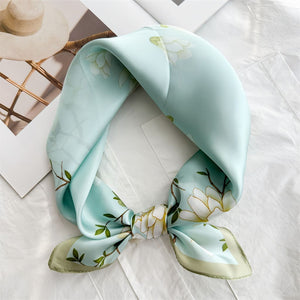 MaraSilk Pure Mulberry Silk Scarf - Square Crepe Satin MS833 20" x 20" MS83304